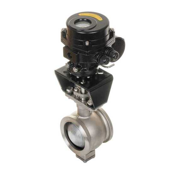 鋰電電動V型球閥